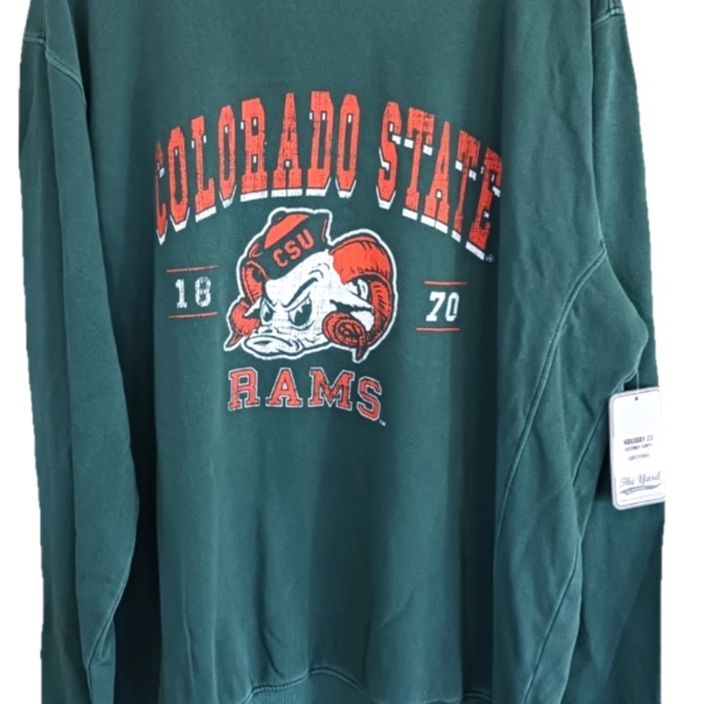 Colorado State Rams Crewneck Sweater - Green
